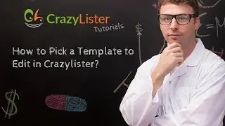 How to Start Editing a Blank Template? - Crazylister Tutorial