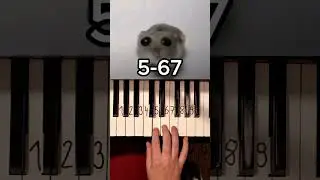 Sad Hamster Meme Piano Tutorial #shorts