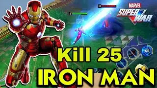 Marvel  Super War - Iron Man Gamplay | Kill 25 - Marvel Moba 2019