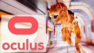 Oculus Rift Dreamdeck - A 360 VR Experience Dinosaur Let's play