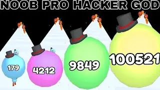 Amazing Gameplay-NOOB VS PRO VS HACKER VS GOD in Big Head Run