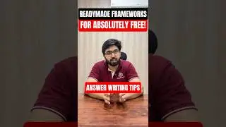 Download for Free! | Readymade Framework for UPSC Answer Writing | UPSC Mains 2025 | SleepyClasses