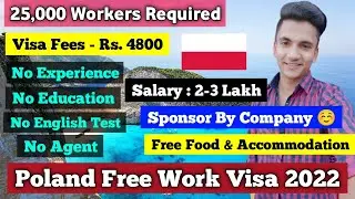 🇵🇱 Poland Free Work Visa 2022 | How To Apply | Best Companies | Apply Now | Poland Jobs 2022 🇵🇱