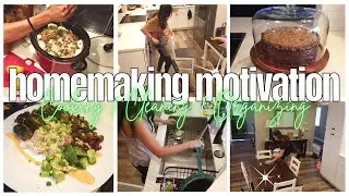 HOMEMAKING MOTIVATION | CLEAN WITH ME | DINNER RECIPES