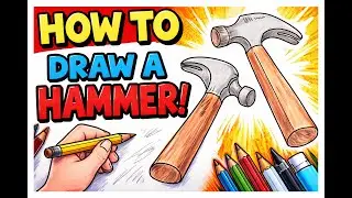 How to draw a hammer?