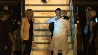 India's Modi welcomes France's Macron to New Delhi