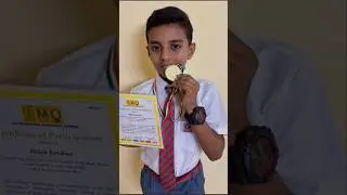 🧿Gold Medal of excellence at the SOF International Mathematics Olympiad💫✨#shorts#sof#imo