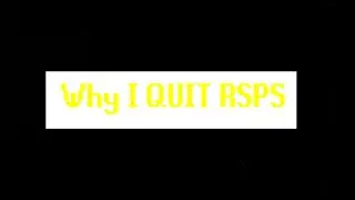 Why I quit Runescape Private servers (RSPS)