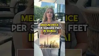 Dubai property prices 💰 #elisarenaud #celebrity #realestate #dubai #uae #property