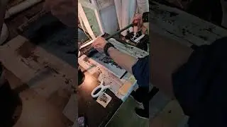 Эксперименты- тренировки  с шелкографией вроде бы дали результат - всё получается ! Эдуард Кичигин