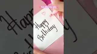 Easy and simple Birthday gift idea💕