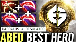 🔥 EG ABED Best Hero for TI10 &mdash; Daedalus + Desolator Max Physic Puck MID Build Dota 2 Pro