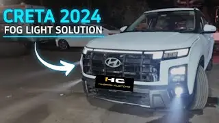 CRETA (2024) FOG LIGHT SOLUTION||@HybridCustoms 