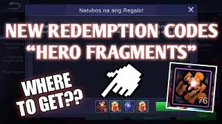 TIPS WHERE TO GET REDEMPTION CODES - Hero and Skin Fragments || Mobile Legends