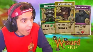 Wizard101: *NEW* Test Realm Spells! (Camp Bandit, Beary Surprise, Splashsquatch)