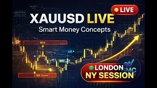🔴 XAUUSD Live Trading | Smart Money Concept (SMC) | Gold Analysis