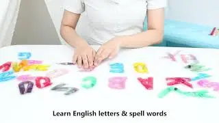 Edusense Alphabet Sensory Liquid Filled Toy With Colorful Beads