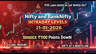 Nifty and Banknifty Intraday Levels 21-01-26 | Tomorrow Trading Plan | Tariff War #nifty