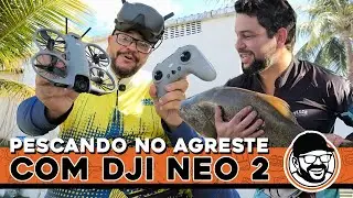 Pescando no Agreste de Pernambuco com DJI Neo 2 | Peixes Gigantes e Paisagem Surreal