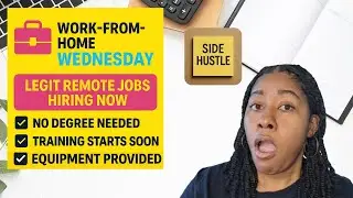Work-From-Home Wednesday: 7 Remote Jobs Hiring Now | No Degree, Paid Training