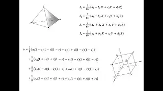 3D elements and 3D Solid Mechanics Problems Using Tetrahedrons
