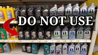 DO NOT USE OEM Engine Oil?