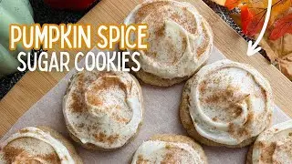 Pumpkin Spice Sugar Cookies Recipe | How To Make Pumpkin Cookies | Paola Santana