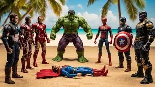 AVENGERS SUPERHERO RESTORATION, SPIDERMAN MILES, HULK, CAPTAIN AMERICA, THANOS, THOR, ANTMAN VENOM