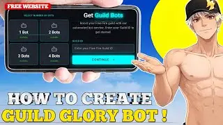 HOW TO MAKE GUILD GLORY BOT 🤖|FREE FIRE GUILD GLORY BOT 🔥😱 VOLTARC FF