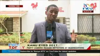 KANU eyes 2017: Party leaders receive defectors at headquarters #ElectionsKe