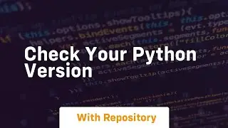 check your python version