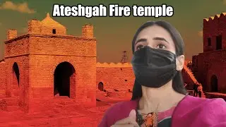 Absheron Peninsula Tour | Ateshgah Fire temple Azerbaijan | @rabislifestyle2404