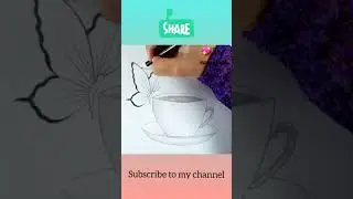Pencil Sketch Drawing for Beginners | cup Drawing | #shorts