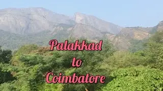 Palakkad to Coimbatore Mountains | Shoranur Coimbatore Memu 66604 | Indian Railways | Train Journey|