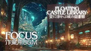 Floating Castle Library |空に浮かぶ城の図書館｜ Quiet Celtic Lo-fi for Deep Focus