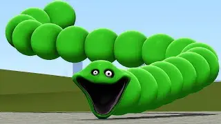I FOUND NEW ROBLOX GREEN HUNGRY WORM In Garry's Mod