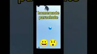 Homemade parachute...😀 || beautiful video ❤️ || like comment and share ❤️✨ #viral #minivlog ❤️✨
