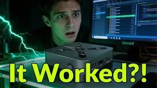 Я установил Unraid на этот мини-ПК&hellip; и он действительно заработал.