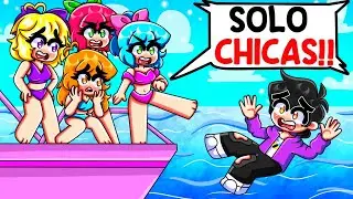 5 CHICAS vs 1 CHICO en UN YATE en MINECRAFT 🛳️😍 SRJUANCHO