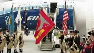 First-ever Visit Of A Boeing 787-8 Dreamliner To Boston!! [HD] - March 4-5, 2012
