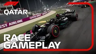 F1 23 Qatar Grand Prix Race Gameplay - Lewis Hamilton
