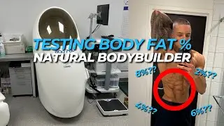 TESTING BODY FAT PERCENTAGE | Natural Bodybuilder