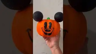 Mickey Mouse Pumpkin - Fun  Disney Dollar Tree Craft