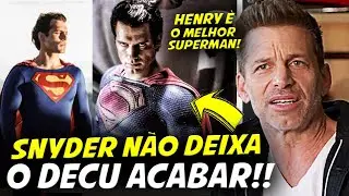 ELE NÃO ACEITA O FIM!! SNYDER NÃO DESISTE DE HENRY CAVILL COMO SUPERMAN...
