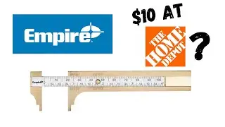 Empire 4&rdquo; (4 Inch) Brass Pocket Caliper Review ($10 at Home Depot) (EDC?)