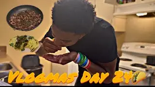 I Make The BEST Steak Tacos!!!! (Vlogmas Day 24🌮)
