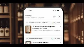 How to: Update your wine inventory using purchase receipts