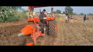 kubota MU 5502 shreenath hydraulic plough,best performance
