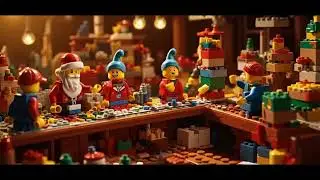 Merry christmas🎄🌲 #lego #christmas #holiday #aivideo #vfx #cgi