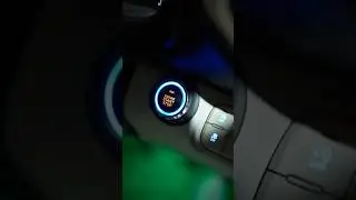 Push start button installed on venue ,